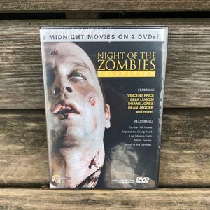 NIGHT OF THE ZOMBIES COLLECTION DVD SET OF 2 NEW! 5 MOVIES